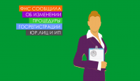 ФНС сообщила об изменении процедуры госрегистрации юр. лиц и ИП