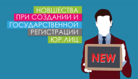 Новшества при создании и государственной регистрации юридических лиц. Часть вторая
