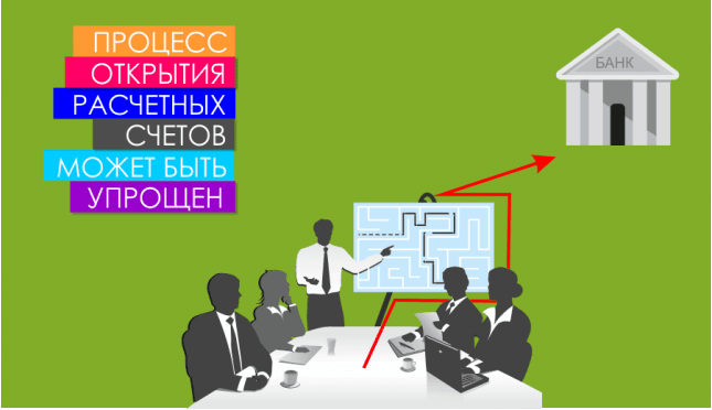 Процесс открытия расчетных счетов может быть упрощен